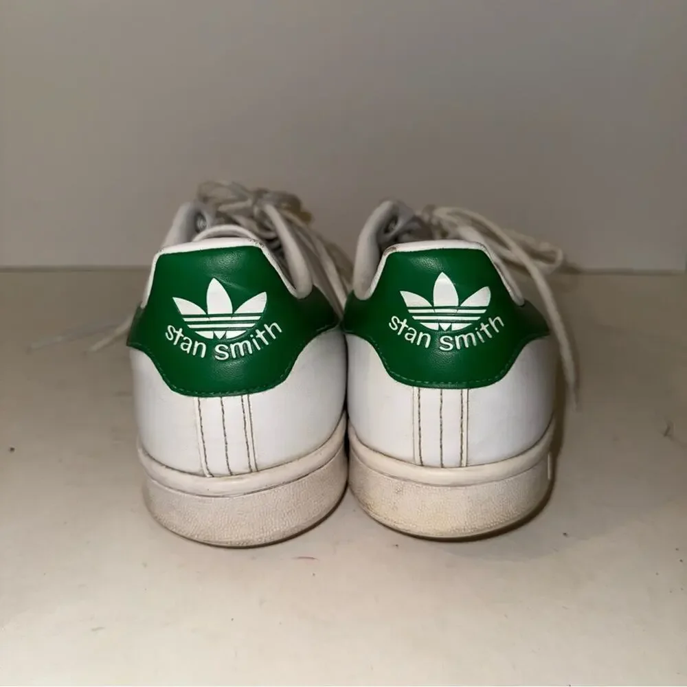 VNTG ADIDAS Stan Smith White and Green Sneakers 12